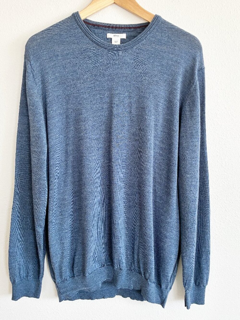 BRAX Rick Merino Wool Elbow Patch Sweater